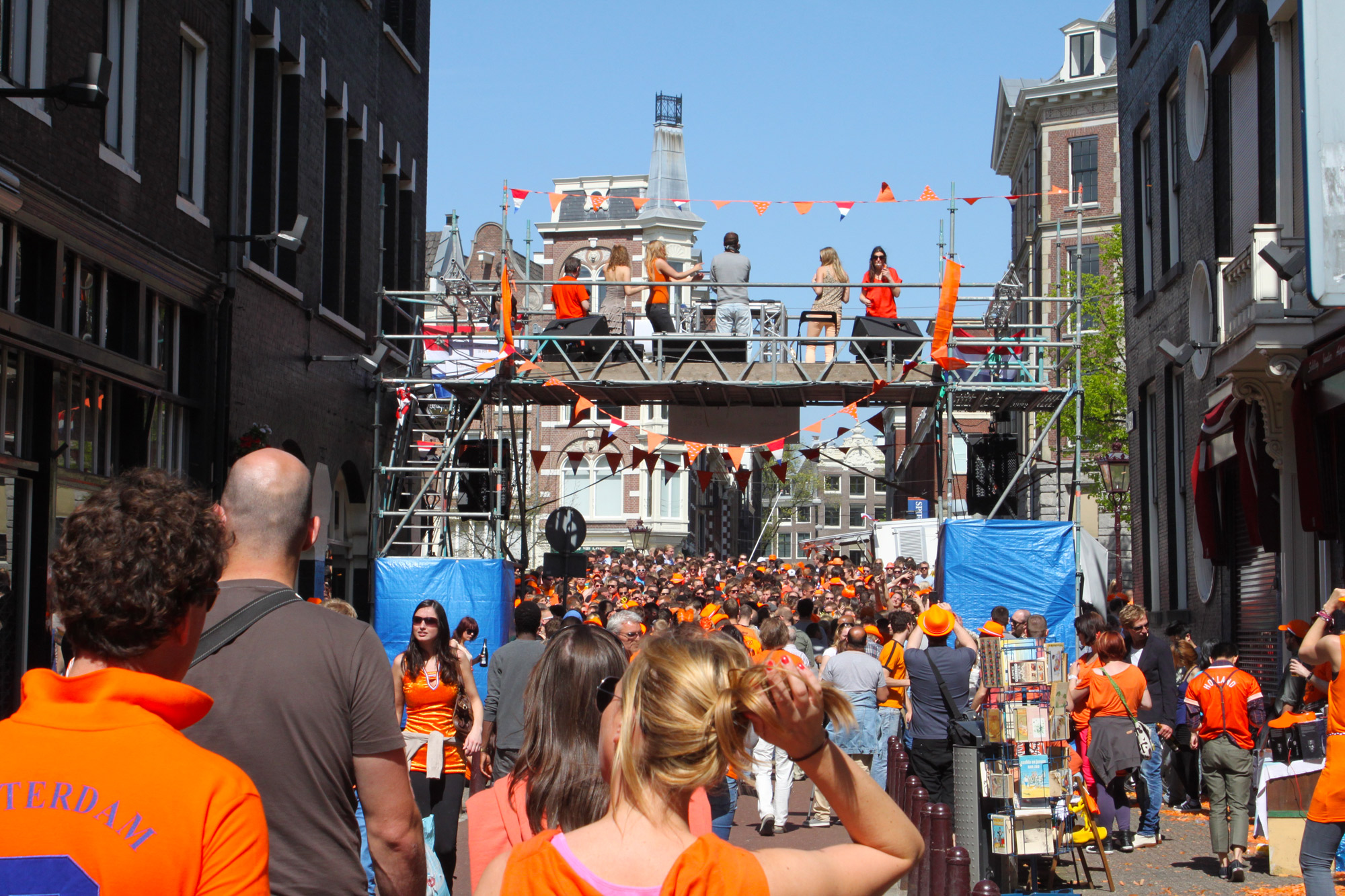 Amsterdam's King's Day Biking Amsterdam